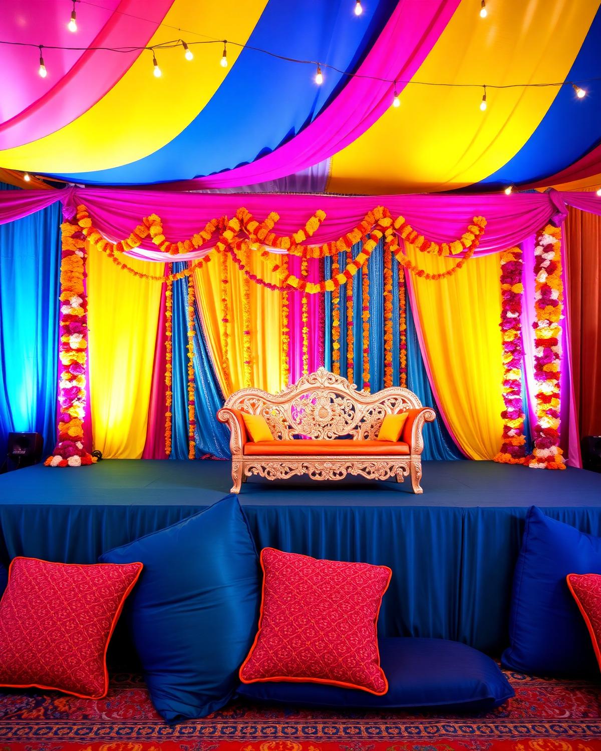 Mehndi décor by Martha Naseem Creations
