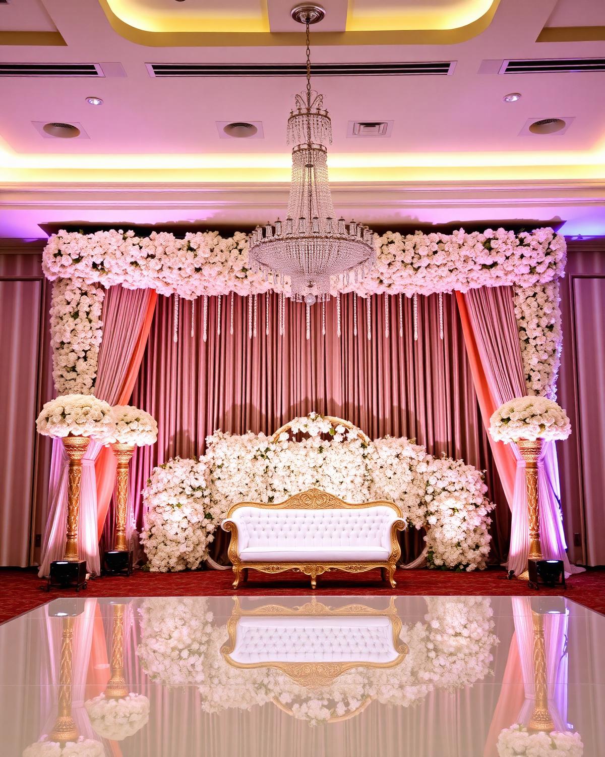 Walima / Reception décor by Martha Naseem Creations